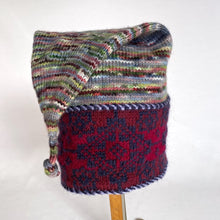 Load image into Gallery viewer, Knitted long-pointed beanie