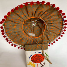 Load image into Gallery viewer, Penny Malone Handprint Red Mermaid's Wineglass