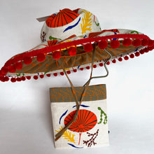 Load image into Gallery viewer, Penny Malone Handprint Red Mermaid's Wineglass